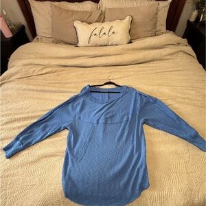 We The Free Sky Blue Knit Top